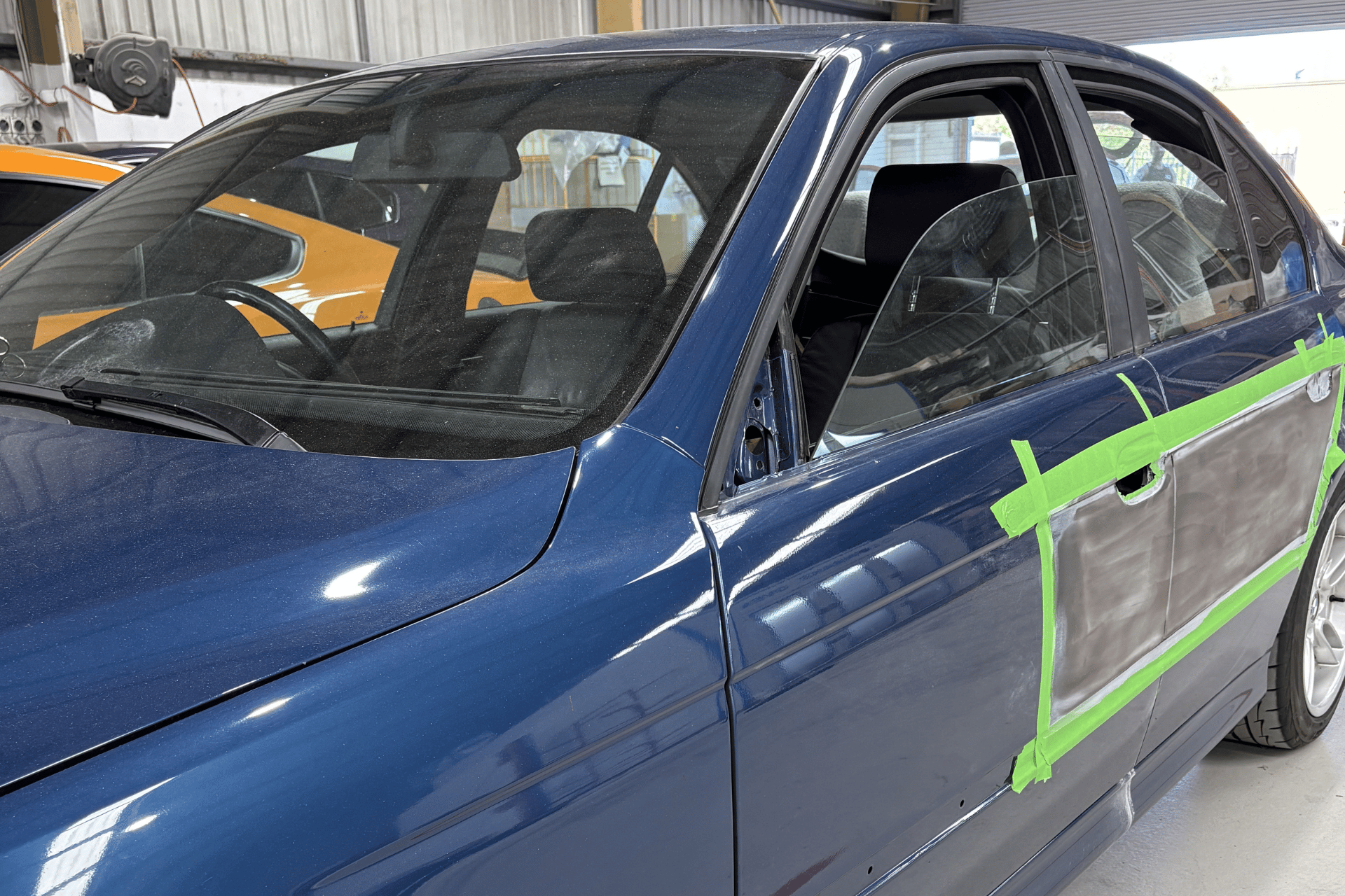 Fremantle After Accident Repairs Preparation for Spray Painting